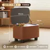 Taburete de Almacenamiento al por Mayor, Taburete Pequeño Multifuncional, Taburete para Cambiarse los Zapatos, Taburete de Almacenamiento para la Puerta de Casa, Taburete Bajo, Taburete con Asiento de Bolsa Suave