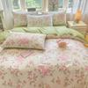 2025 Nuevo Jet Algodón Puro 13070 Juego de Cuatro Piezas Fresco Pequeño Floral Amigable con la Piel Ropa de Cama Juego de Tres Piezas