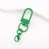 Llavero Popular Giratorio de Colores con Cierre de Resorte Hebilla para Puerta Hebilla Colgante Pintada Colgante para Bolso Accesorios de Joyería DIY