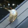 Acessórios DIY Prata de Lei S925 Argola de Anel de Pérola de Alta Qualidade, Acessórios para Argola de Anel Escondida Prata 11-14