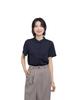 Camisa Feminina de Verão Nova Yun Yun 2025 Camisa Simples e Versátil de Manga Curta Roupa Casual para Trabalho Camisa Elegante e Profissional