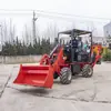 Exportado a Alemania: Máquina Pequeña Agrícola de Doble Propósito, Excavadora Cargadora de Construcción, Máquina Todo en Uno para Excavación y Carga de Mantenimiento de Carreteras