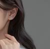 Pendientes de Plata de Ley 925 Lodge Yintai Símbolo Estrella Temperamento Joyería para Orejas de Mujer M02172