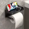Banheiro Sem Furos Caixa de Papel Higiênico Porta Rolos de Papel Toalha Colocação Armazenamento de Tubo de Papel Prateleira de Armazenamento Casa Banheiro Pendurado na Parede