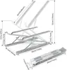 Suporte de Laptop Ajustável Portátil de Alumínio para Laptop Tablet de 10" - 17"