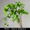 Folhas de samambaia artificiais e plantas verdes para decoração, acessórios para cena de casamento, plantas artificiais para decoração de interiores