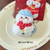 Pingente de Pelúcia de Boneca de Natal Original Novo Desenho Animado Rena Boneco de Neve Boneco de Pão de Gengibre Broche Decoração de Festival
