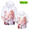 Suéter com tema de anime Chainsaw, suprimento transfronteiriço, outono e inverno, novo, solto, unissex, Hoodie Hoodie