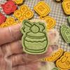Set de Galletas para Mascotas para el Año del Caballo 2026, Lingote de Fortuna y Riqueza, Bocadillos Horneados Estampados para Gatos y Perros