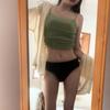 Traje de baño para mujer, Chica linda, Pechos pequeños, Tirantes recortados, Estilo pura lujuria, Traje de baño de alta gama dividido estilo coreano Ins al por mayor