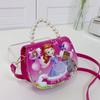 Al por mayor Nuevo Bolso de Hombro Infantil de Hielo y Nieve Caricatura Pequeña Princesa Bolso de Mano de Perlas Versión Coreana Lindo Versátil Cruzado Pequeño Bolso