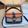 Bolsa de Ombro Dionysus Clássica Taby26 da Marca C, Bolsa de Mão em Couro Bovino com Padrão Lichia, Bolsa Transversal para Mulheres, Tendência Transfronteiriça