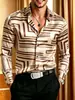 Primavera e Outono de 2026 Amazon Y2 AliExpress Novo Moda Europeia e Americana Estampada Cardigan Camisa Top Masculino