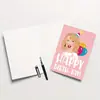 Cartão de Cumprimentos de Aniversário Temu Xiyin com Envelope Explosões Transfronteiriças Cartão de Cumprimentos Musical para Aniversário de Irmãs Presentes de Aniversário