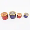 Tetera redonda de hojalata olla de hierro multi-patrón olla de hierro metálica Tarro de almacenamiento tarro para galletas galletas personalizado/Hecho