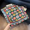 [Estilo Floral] Pañuelo de Seda Amazon Transfronterizo para Mujer 2025 Nuevo Regalo Delgado de Alta Gama para Mamá Pañuelo Cuadrado de 70
