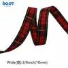 Cinta de Tela a Cuadros de 1 cm Materiales para Accesorios de Cabello DIY para Hacer Lazos, Ropa de Muñecas, Sombreros y Cintas para Envolver Regalos