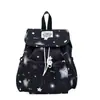 Mochila estilo Harajuku com estrelas fofas, grande capacidade, adequada para meninas do 1º ao 6º ano, mochila escolar, mochila de viagem