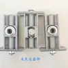 Estante de farmacia bandeja de vidrio capa soporte de tornillo bandeja de estante aleación de aluminio gabinete de vidrio accesorios desmontables tornillo cruzado