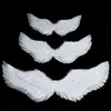 Suministrado directamente por el fabricante, accesorio de alas de ángel para la espalda, accesorio de ángel de plumas blancas, disfraz de cosplay de Halloween para niños y niñas