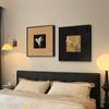 Nueva pintura decorativa de estilo antiguo de alta gama para sala de estar, con diseño de flores y pájaros, para restaurante, dormitorio, mesita de noche, dormitorio principal, pintura colgante.