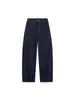 Jeans retro estilo Hong Kong con dobladillo curvo para hombre, corte holgado, con caída, plisados, pierna ancha recta, adecuados para el uso casual diario y versátiles