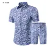 Traje de Dos Piezas de Camisa Colección Comercio Exterior Talla Grande Camisa de Manga Corta Camisa Estampada Verano para Hombre Nuevo AliExpress
