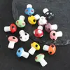 Cuentas Cerámicas de Dibujos Animados Coloridos Cuentas de Hongo Pintadas a Mano Cadena para Teléfono Móvil Hecha a Mano Material para Manualidades Lindas Cuentas Sueltas Originales