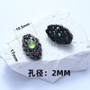 Acessórios de joias banhados a cobre cor preto de arma, contas multi-passo, estilo escuro, acessórios para pulseiras e colares DIY, contas soltas, atacado