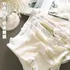 Asas de Cigarras Frias Polly Jia Fox ~ Máscara Sem Marcas de Verão Ultra-fina Seda de Gelo Roupa Íntima Feminina Fina de Cintura Alta Modelador Abdominal Feminino