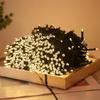 Luzes de Fio Solares de LED, Luzes Decorativas para Jardim, Iluminação Externa, Luzes de Fio à Prova d'Água, Duráveis, Super Brilhantes, Controle Remoto Externo