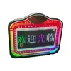 Letrero de mano luminoso feliz cumpleaños Pantalla LED Letrero de valla Letrero de letra Bar KTV Atrezzo de ambiente Personalización