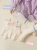 Meias infantis por atacado, novos estilos outono/inverno, meias fofas de desenho animado até a panturrilha, feitas com algodão penteado, design sem costura, para meninas e bebês meninos