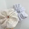 Goma para el pelo de tela de lunares frescos y coloridos estilo coreano, Lazo para el pelo dulce estilo niña, Accesorio versátil para el cabello para el uso diario