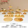 Estante de Exhibición para Mesa de Postres Adornos Pastel Mesa de Descanso para el Té Plato de Bocadillos Plato de Té Estante de Bocadillos para el Té de la Tarde