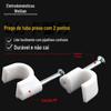 2 Pontos PE Tubo Fixo Fio de Tubo Grampo de Tubo Grampo de Tubo Purificador de Água Tubo de Água Prego Cimento Prego Pano Fiação de Tubo