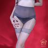 Medias 1D Aurora Aceitosas Sexys Transfronterizas Braguitas Sin Costuras Encaje Entrepierna Abierta Bóxer Briefs Mujer Seda Negra Tentación Sexy
