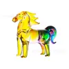 2026 Nuevo Producto Colorido Set de los Doce Animales del Zodiaco Adornos de Animales de Cristal Decoración del Hogar Mascotas de Té Regalos de Año Nuevo Venta al por Mayor