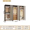 Guarda-Roupa Aberto DIY Closet Planejado Combinação de Guarda-Roupa Cabideiro Prateleira de Chão para Quarto