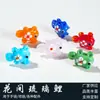 Cuentas de Cristal para Peces Dorados Cuentas Sueltas de Animales de Cristal Material para Ensartar Cuentas DIY Accesorios para Joyería Al por Mayor