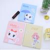 Nuevo Espejo de Maquillaje Plegable Cuadrado de Papel de Escritorio Espejo de Dibujos Animados Portátil Fabricante Mayorista Tocador Plegable
