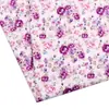 Meio Metro de Tecido Estampado Série Floral Pequeno Roxo, 100% Algodão, para Patchwork de Boneca Feita à Mão, 1Yc68179