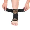 Tobillera con Iones de Cobre Protección Deportiva Tobillera Presurizada Tobillera Tejida Transpirable Protección de Tobillo para Fútbol con Iones de Cobre