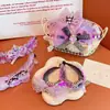 Diadema de Corona de Princesa para Niñas, Peinado de Moño Infantil, Pasador de Pedrería para Niña Pequeña, Sujetador de Cola de Caballo para Niñas para la Parte Posterior de la Cabeza