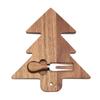 Tabla de Cortar de Madera de Acacia Tabla para Queso y Charcutería Madera Maciza Vajilla de Cerámica Cuchillo para Queso Juego de Tablas de Cortar Tabla de Cortar de Madera