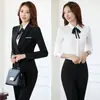 Conjunto de Terno Feminino para Primavera e Outono, Roupa de Trabalho Estilosa para Estudantes Universitários, Traje Formal para Entrevista, Vestimenta Profissional, Blazer, Uniforme de Trabalho para Recepção de Professor