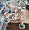 Colgante de Bola Decorativa Transparente de Cristal de 50MM Cortina de Cuentas de Vidrio Cortina de Puerta Cuentas Sueltas para Manualidades Dijes Colgantes Directo de Fábrica