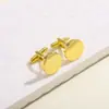 ¡Explosiones en lo nuevo! Gemelos Redondos Pulidos de Cobre Dorado para Traje Francés Haz Botones de Gemelos Súper Gusto