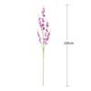 Orquídea Danzante Simulada Amarilla Flor Simulada Oncidium Adornos para Sala de Estar Flor de Seda Plástico Flor Seca Utilería para Fotografía Phalaenopsis