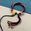 Corda de Mão de Xizang Esfregador de Mão Corda de Algodão Corda de Mão Colorida Pulseira de Estilo Étnico Tecida à Mão Ornamento de Xizang Pulseira Thangka
